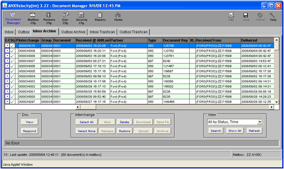 ANXVelocity Document Manager